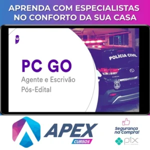 PC-GO (Agente e Escrivão) Pacote Completo - 2022 (Pós-Edital) - Estratégia Concursos
