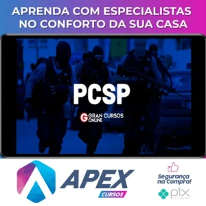 PCSP Polícia Civil do Estado de São Paulo: Delegado de Polícia (Preparação para Prova Escrita + Simulados + Diferenciais Exclusivos) - Gran Cursos