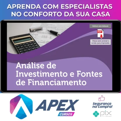 Análise de Investimentos e Fontes de Financiamento - Universidade Pitágoras Unopar