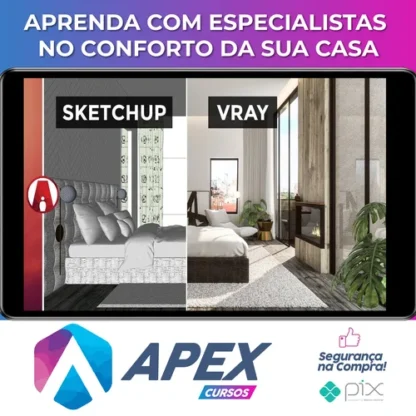 SketchUp Rendering with VRay Next - Lynda [INGLÊS]