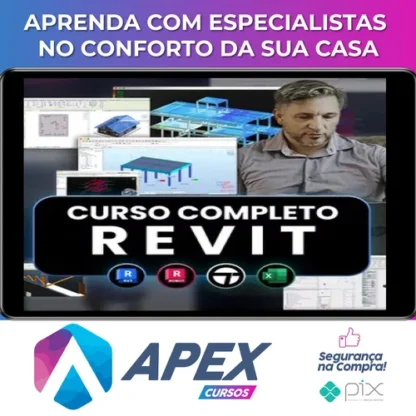 Curso Completo Revit Estrutural, Arquitetura, Robot Estrutural, Elétrica e Hidráulica + Bônus - Gerson Sydor