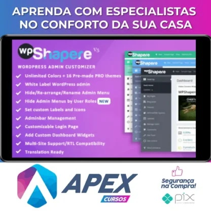 WPShapere WordPress Admin Theme - v7.0.8