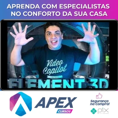 Motion Graphics com Element 3D - Felipe Vieira