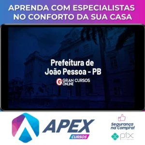 Prefeitura de João Pessoa PB: Farmacêutico (Pós Edital) - Gran Cursos Online
