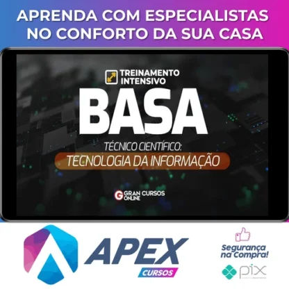 BASA: Tecnologia da Informação + Treinamento Intensivo (Pós-Edital) - Gran Cursos Online