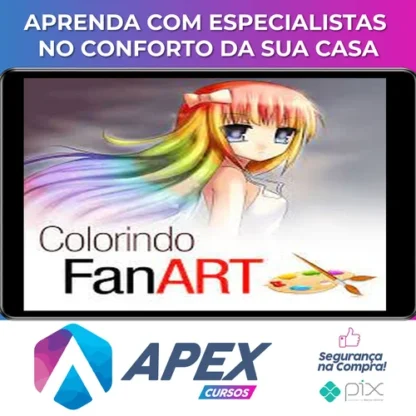 Curso de Pintura: Colorindo Fanart - Mayara Rodrigues