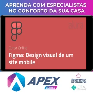 Alura: Figma, Design Visual de um Site Mobile - André Lisboa