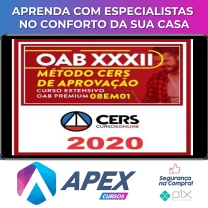 OAB XXXII CERS 2020: Método CERS de Aprovação - CERS