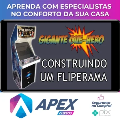Construindo um Fliperama - Marcenaria do Gigante Gue-Hero