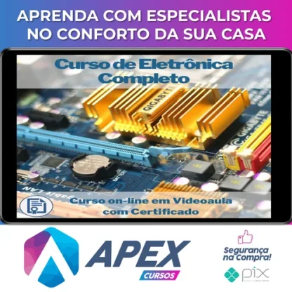 Curso de Eletronica em 5 Dvd (Video Aula) - Autor Não Informado