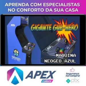 Eletrônica Para Arcades Fliperama - Gigante Gue-Hero
