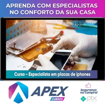 Eletrotec: Curso de Especialização em Placa de Iphone - Fábio Gonçalves