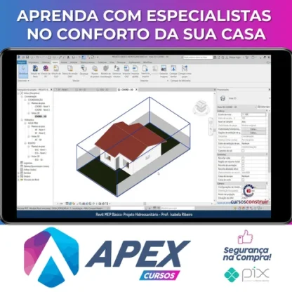 Revit Mep Básico: Projeto Hidrossanitário de Residência Popular - Isabela Ribeiro