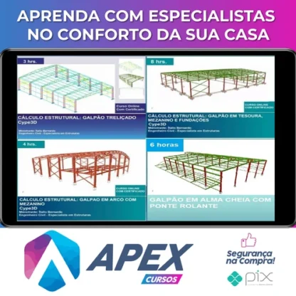 Curso Calculo e Otimização de Coberturas Metálicas - Ítallo Bernardo