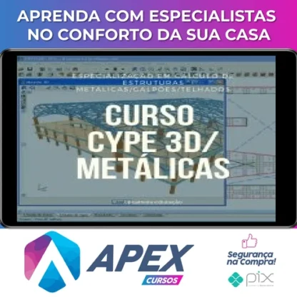Curso Cype Metálicas 3D - Escola do Software
