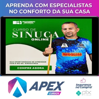 Curso de Sinuca - Baianinho de Mauá