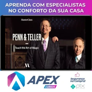 MasterClass: Teach the Art of Magic - Penn & Teller [INGLÊS]