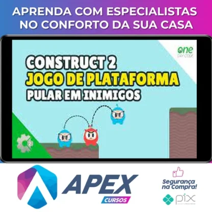 Aprenda a Criar Jogos com Construct 2: 10 Cursos em 1 - One Day Code