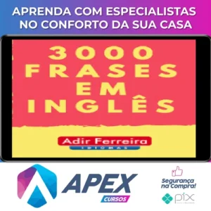 3000 (Frases + Áudio) em Inglês - Adir Ferreira