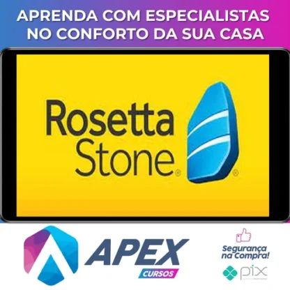 Curso em Software Aprender Idiomas - Rosetta Stone