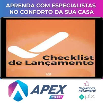 Checklist de Lançamento - Ana Paula Perci