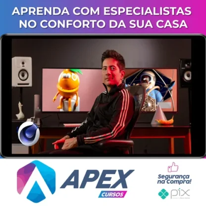 Domestika: Ilustración 3D con Cinema 4D - Aaron Martinez [ESPANHOL]
