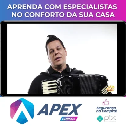 Curso de Acordeon Intermediário: Vol. 4 - Paulinho Marques