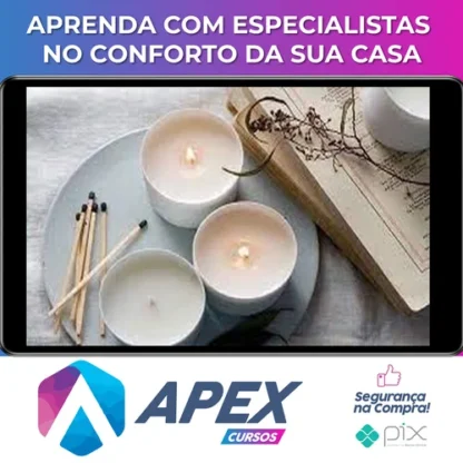 Curso de Velas Terapêuticas com Aromaterapia - Állyson Correia