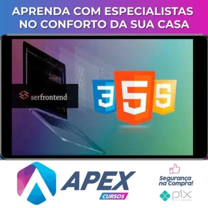 Curso Web Design Completo Html5, Css3 e JS + 5 Projetos - Daniel Tapias Morales e Serfrontend Cursos