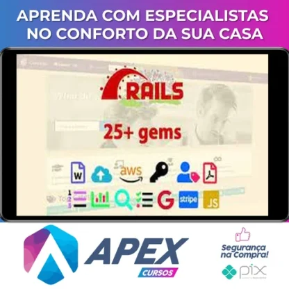 Ruby On Rails 6 Learn 25+ Gems and Build a Startup Mvp - Yaroslav Shmarov [Inglês]