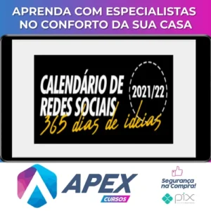 Calendário - 365 Dias De Conteúdo - Postar Pra Vender
