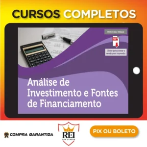 Análise de Investimentos e Fontes de Financiamento - Universidade Pitágoras Unopar