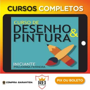Curso Iniciante de Desenho e Pintura - Pollyanna Ferreira