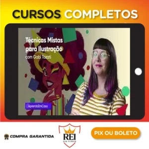 Técnicas Mistas Para Ilustração - Gabi Tozati