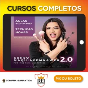 Curso Maquiagem Na Web - Andreia Venturini